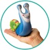 Антистрессовая игрушка-брелок "Улитка Голубая"
