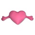 Антистрессовая подушка "Сердце с руками" Розовый