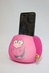 Антистрессовая подставка под телефон капля Кот темно-розовый