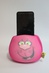Антистрессовая подставка под телефон капля Кот темно-розовый