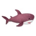 Антистрессовая игрушка "Акула" темно-розовая, красный рот