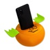 Антистрессовая подставка под телефон Дракон оранжевый