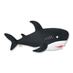 Антистрессовая игрушка "Акула" черная, красный рот