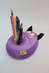 Антистрессовая подставка под телефон "Котик" фиолетовый
