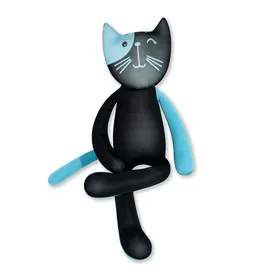 Игрушка антистресс Кот Яркий голубой.