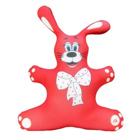 Антистрессовая игрушка "Заяц" красный