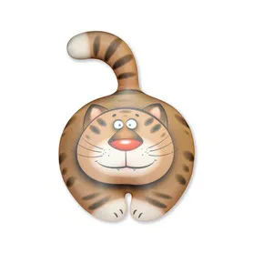 Игрушка антистресс "Кот Бубенчик" коричневый