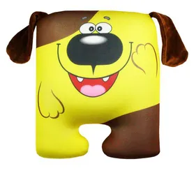 Антистрессовая игрушка-подушка "Собака квадрат"  мал. малый Без всего