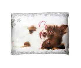 Антистрессовая подушка "Собаки НГ" Бел, собна боку