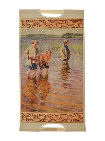 Сумка для дров. Мальчишки.
