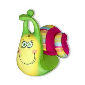 Антистрессовая игрушка"Улитка Уля" больш большой зеленая