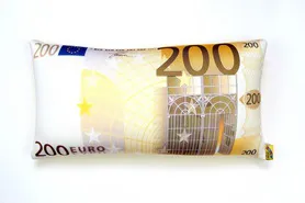 Антистрессовая подушка "Купюра" мини малый 200 евро