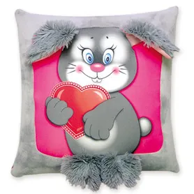 Антистрессовая подушка "Лапуши" заяц