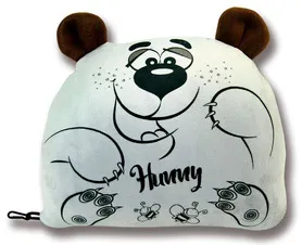 Антистрессовая подушка для шеи трансформер "Медведь" Сиреневый