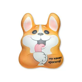 Игрушка антистресс "Корги Плюша" оранжевый