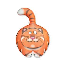 Игрушка антистресс "Кот Бубенчик" оранжевый