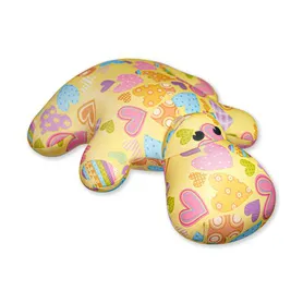 Антистрессовая игрушка Бегемот принт сердца