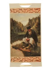 Сумка для дров. Старец с котом.