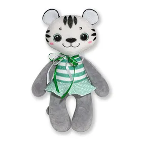 Игрушка антистресс "Тигр Куколка" Серый