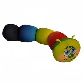 Антистрессовая игрушка-валик "Гусеница Радужная" бол большой