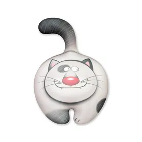Игрушка антистресс "Кот Бубенчик" серый