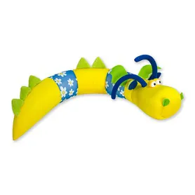 Валик антистрессовый Дракон полосатый желтый