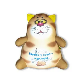 Антистрессовая игрушка "Котики Обормотики" гиг.. гигант Бежевый - мурлота