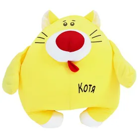 Игрушка подушка-плюшка "Звери" мини малый кот