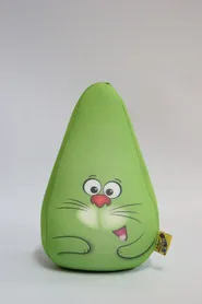 Антистрессовая подставка под телефон капля Кот зеленый