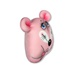 Антистрессовая игрушка "Мышка Стесняшка" большая большой Розовый