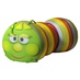 Антистрессовая игрушка-валик "Гусеница" большая большой зеленая полоск