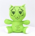 Антистрессовая игрушка "Влюбленная кошка" зеленая