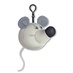 Антистрессовая игрушка "Мышь Крис" Светло-серый.