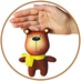 Антистрессовая игрушка-брелок "Звери в шарфах Медведь"