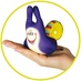 Антистрессовая игрушка-брелок "Улитка Фиолетовая"