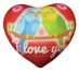 Антистрессоваое сердце "I love you" Попугай