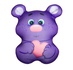 Антистрессовая игрушка "Сердечный Миша" большой Фиолетовый