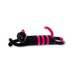 Антистрессовая игрушка "Черный Кот" розовый