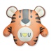 Игрушка антистресс "Тигр Любовь", большой большой оранжевый