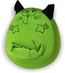 Антистрессовая подставка под телефон "Кот" зеленый