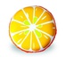 Антистрессовая подушка "Смайл-фрукты" апельсин