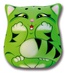 Антистрессовая подушка плюшка "Котя" Зеленый