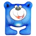 Антистрессовая игрушка-подушка "Мишка" мал. малый Синий