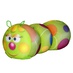 Антистрессовая игрушка-валик "Гусеница" средняя зеленый круг
