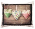 Декоративная подушка "Сердца" Три сердцЗелсинкрасн