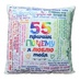 Подушка декоративная "55 причин" цветная