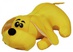 Антистрессовая игрушка "Собака Джой" средняя средний желтая