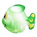 Антистрессовая игрушка "Рыба" зеленая
