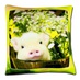 Антистрессовая подушка "Свинка на счастье" В горшке с цветами