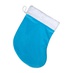 Подарочный мешок Носок голубой с дедом морозом